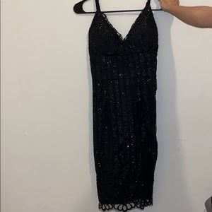 Beautiful sparkly dress.